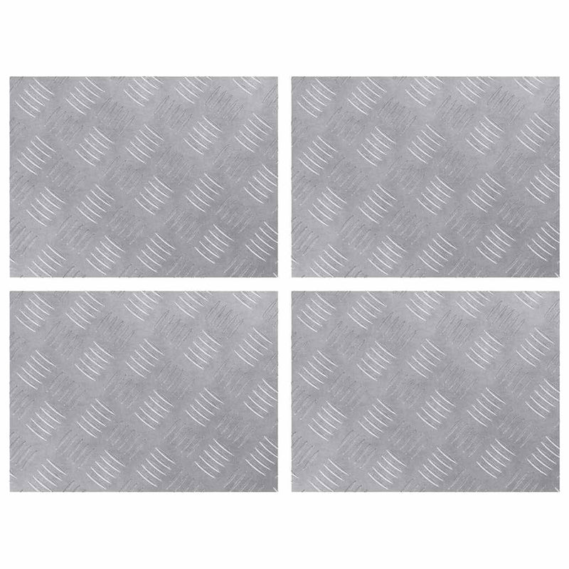 Load image into Gallery viewer, Vidaxl trap tread rechthoekig 4 pcs zilver 40 x 30 cm aluminium
