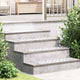 Vidaxl trap tread rechthoekig 2 pcs zilver 70 x 30 cm aluminium