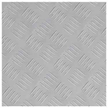 Vidaxl trap tread vierkant 2 pcs zilver 40 x 40 cm aluminium