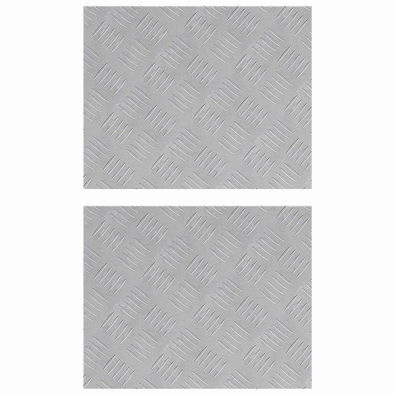 Load image into Gallery viewer, Vidaxl trap tread rechthoekig 2 pcs zilver 50 x 40 cm aluminium
