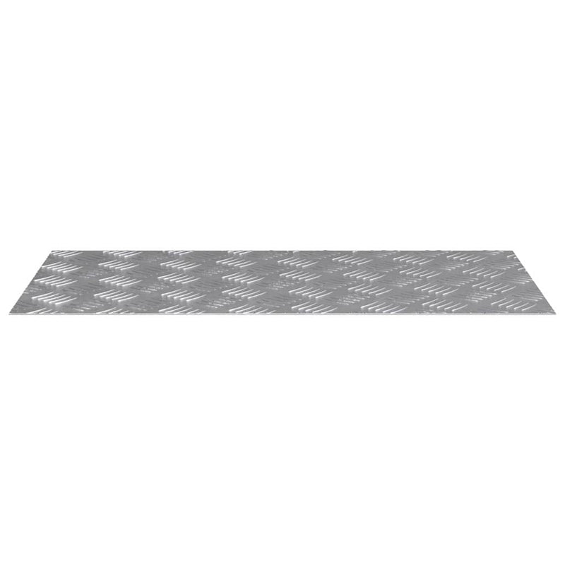 Load image into Gallery viewer, Vidaxl trap tread rechthoekig 2 pcs zilver 80 x 40 cm aluminium
