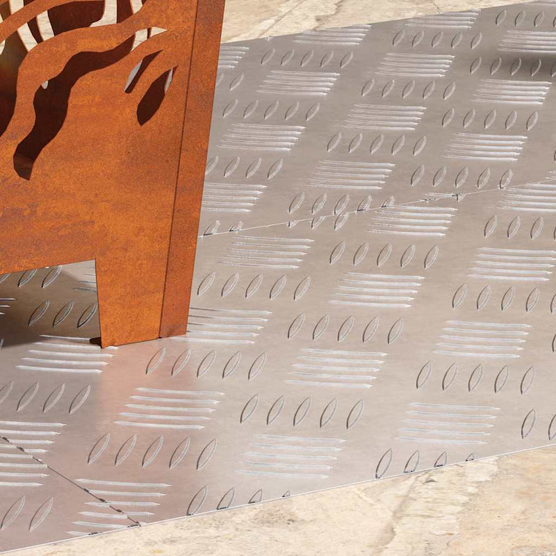 Load image into Gallery viewer, Vidaxl trap tread rechthoekig 4 pcs zilver 80 x 40 cm aluminium
