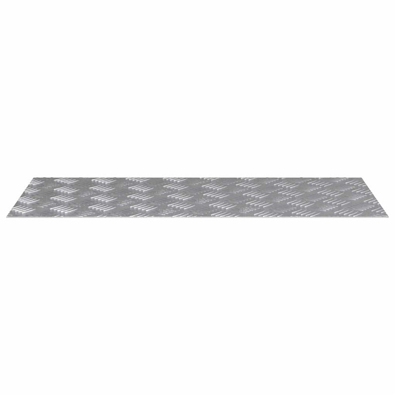Load image into Gallery viewer, Vidaxl trap tread rechthoekig 4 pcs zilver 90 x 40 cm aluminium
