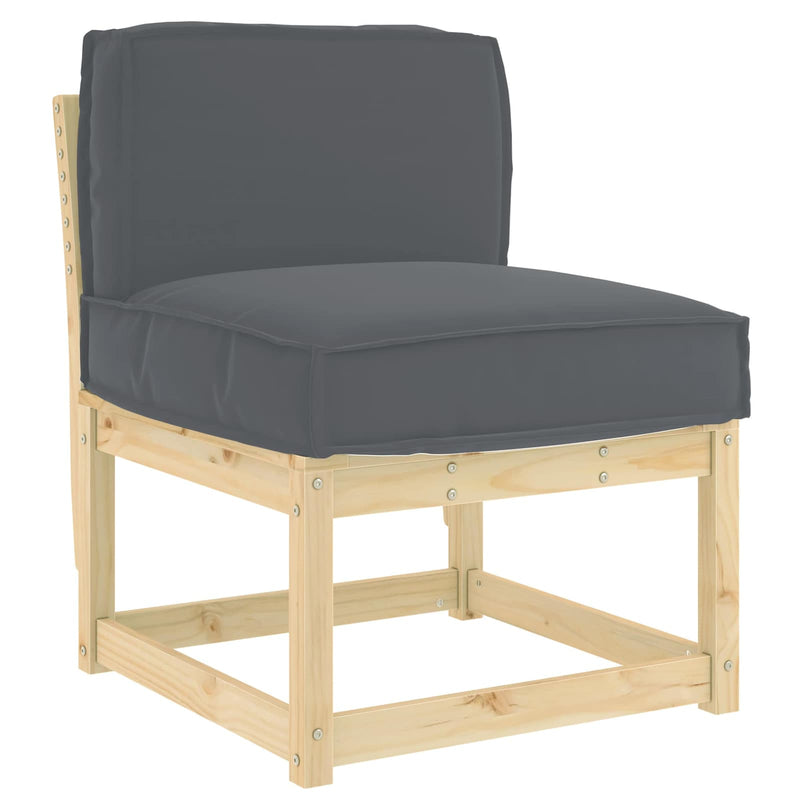 Load image into Gallery viewer, Vidaxl kussen antraciet 60 x 40 x 12 cm oxford stof
