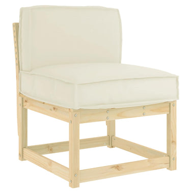 Vidaxl kussen crème 60 x 40 x 12 cm oxford stof