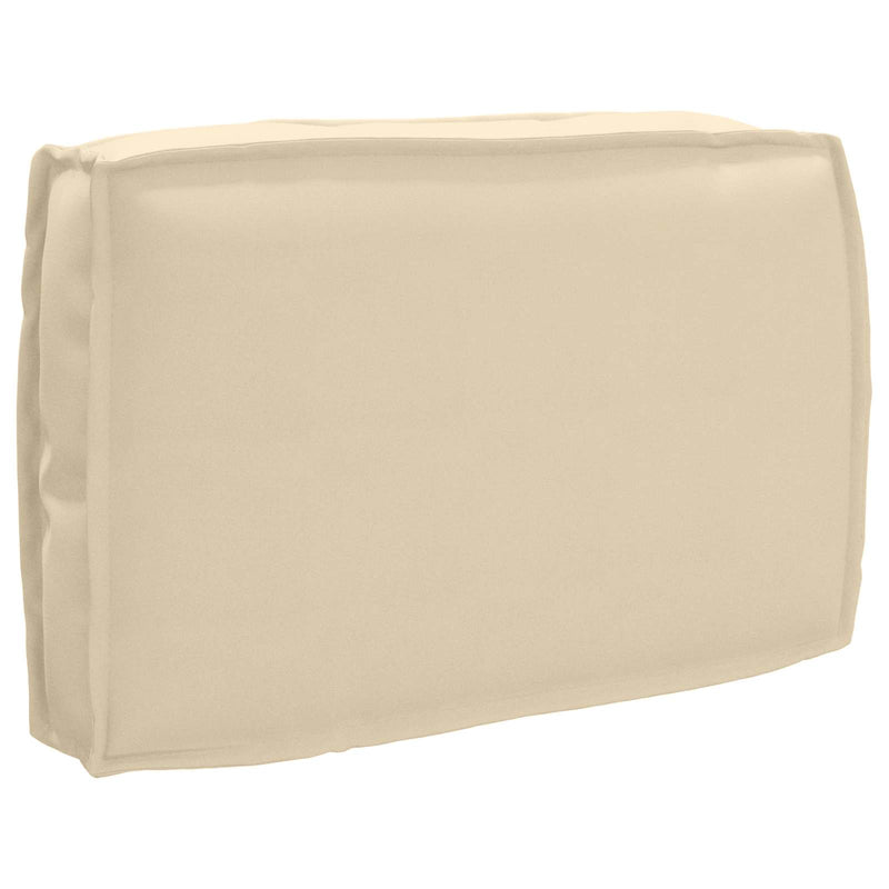 Load image into Gallery viewer, Vidaxl kussen beige 60 x 40 x 12 cm oxford stof
