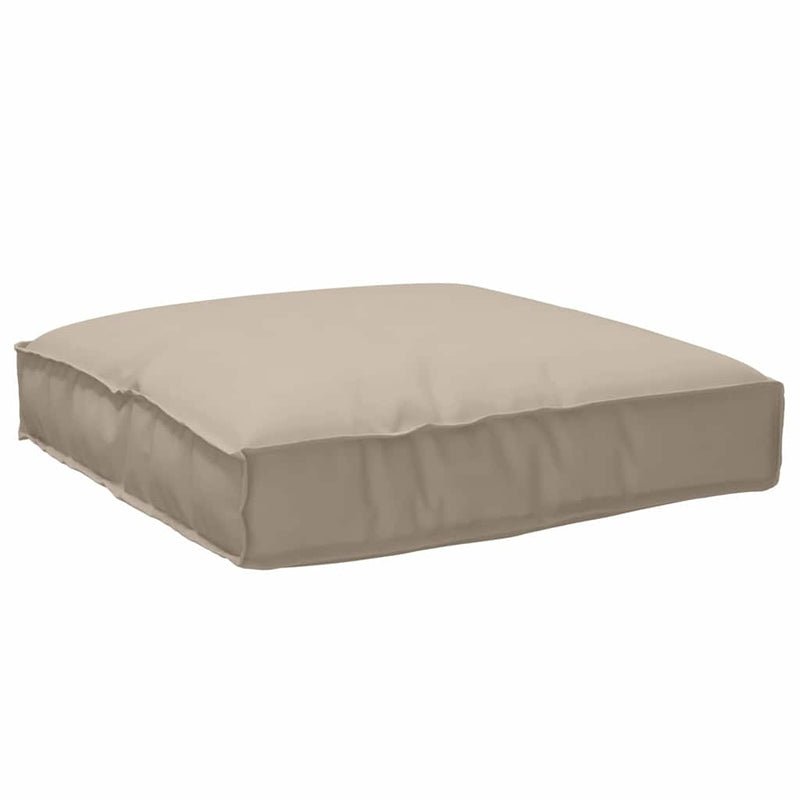 Load image into Gallery viewer, Vidaxl kussen taupe 80 x 80 x 12 cm oxford stof
