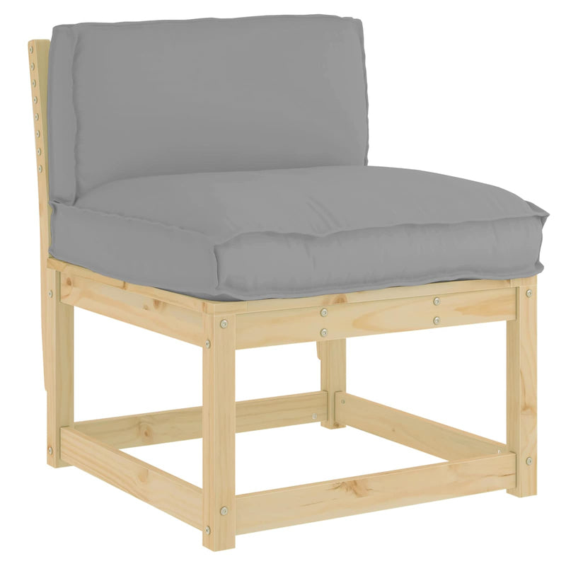 Load image into Gallery viewer, Vidaxl kussen grijs 70 x 40 x 12 cm oxford stof

