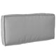 Vidaxl kussen grijs 80 x 40 x 12 cm oxford stof