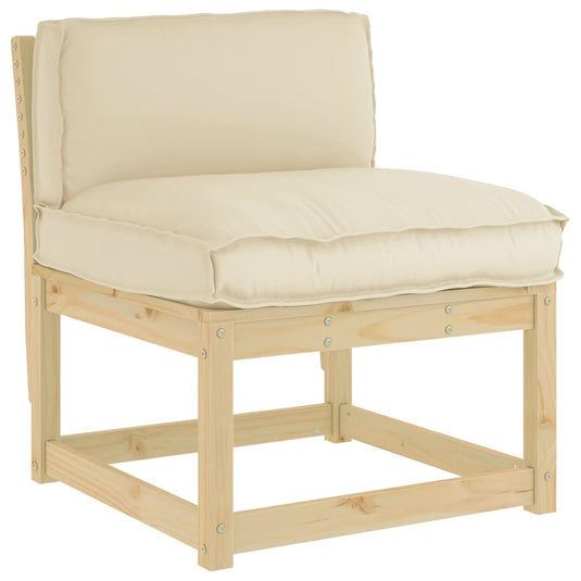 Vidaxl kussen beige 80 x 40 x 12 cm oxford stof