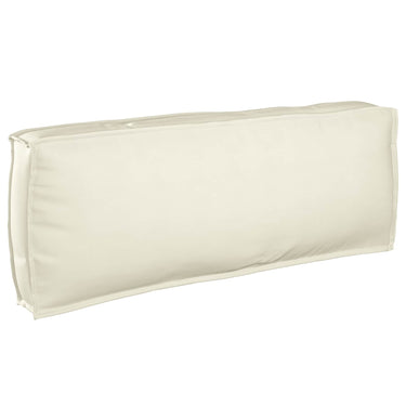 Vidaxl kussen crème 120 x 40 x 12 cm oxford stof