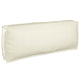 Vidaxl kussen crème 120 x 40 x 12 cm oxford stof