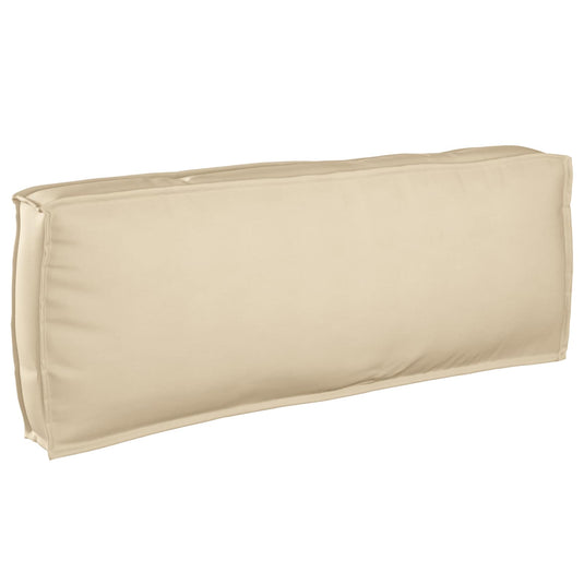 Vidaxl kussen beige 120 x 40 x 12 cm oxford stof