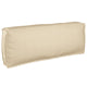 Vidaxl kussen beige 120 x 40 x 12 cm oxford stof