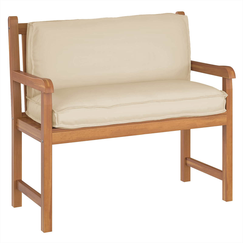 Load image into Gallery viewer, Vidaxl kussen beige 120 x 40 x 12 cm oxford stof
