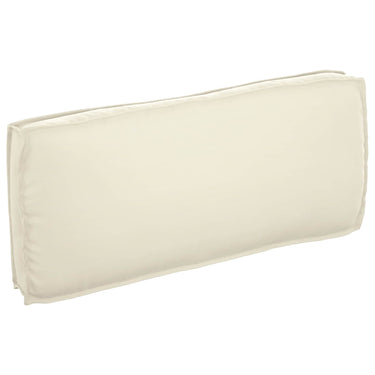 Vidaxl kussen crème 120 x 50 x 12 cm oxford stof