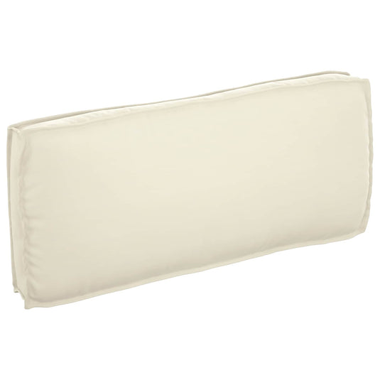 Vidaxl kussen crème 120 x 50 x 12 cm oxford stof