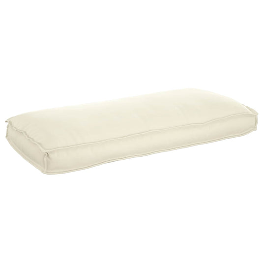 Vidaxl kussen crème 120 x 50 x 12 cm oxford stof
