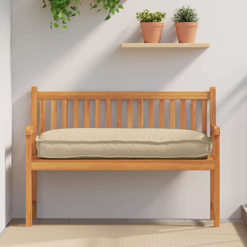 Load image into Gallery viewer, Vidaxl kussen beige 120 x 50 x 12 cm oxford stof
