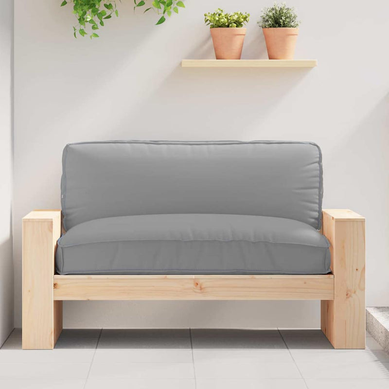 Load image into Gallery viewer, Vidaxl kussen grijs 120 x 80 x 12 cm oxford stof
