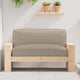 Vidaxl kussen taupe 120 x 80 x 12 cm oxford stof