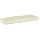 Vidaxl kussen crème 110 x 40 x 8 cm oxford stof