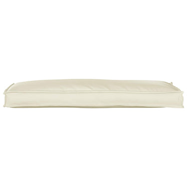 Vidaxl kussen crème 110 x 40 x 8 cm oxford stof