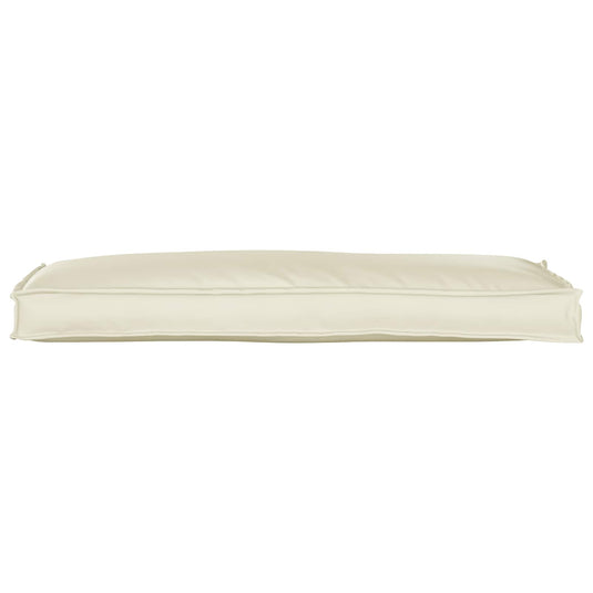 Vidaxl kussen crème 110 x 40 x 8 cm oxford stof