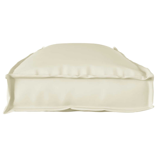 Vidaxl kussen crème 110 x 40 x 8 cm oxford stof