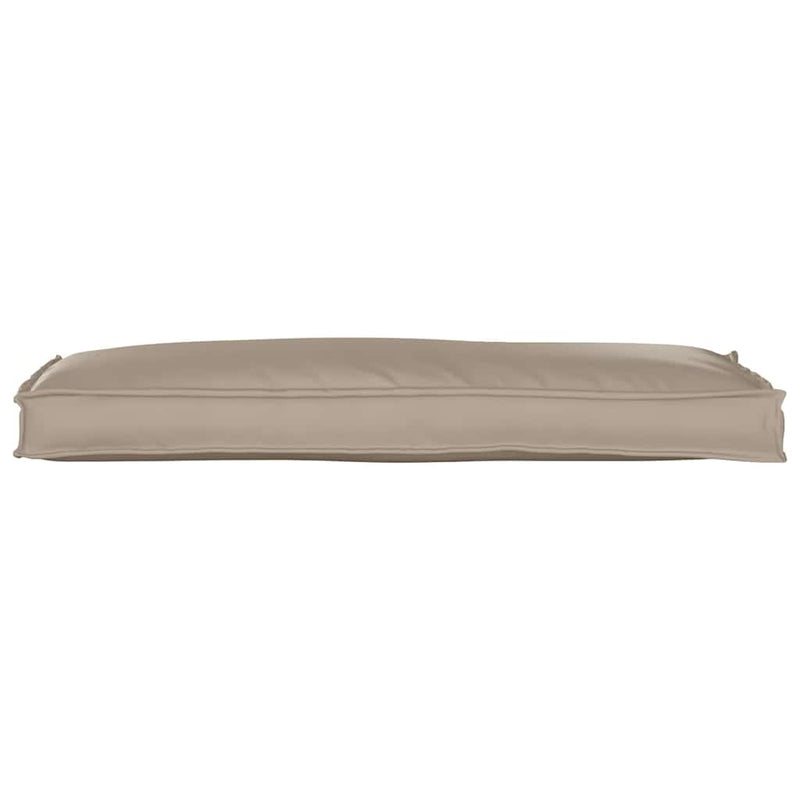 Load image into Gallery viewer, Vidaxl kussen taupe 110 x 40 x 8 cm oxford stof

