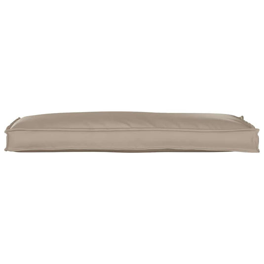 Vidaxl kussen taupe 110 x 40 x 8 cm oxford stof