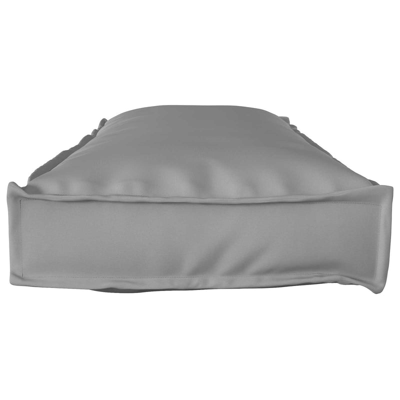 Load image into Gallery viewer, Vidaxl kussen grijs 120 x 40 x 8 cm oxford stof
