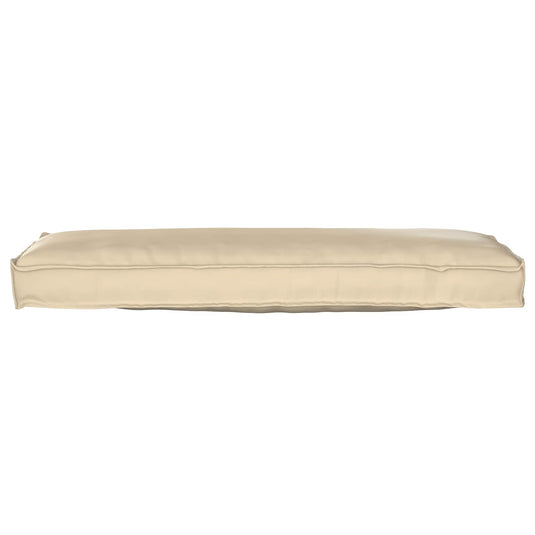 Vidaxl kussen beige 120 x 40 x 8 cm oxford stof