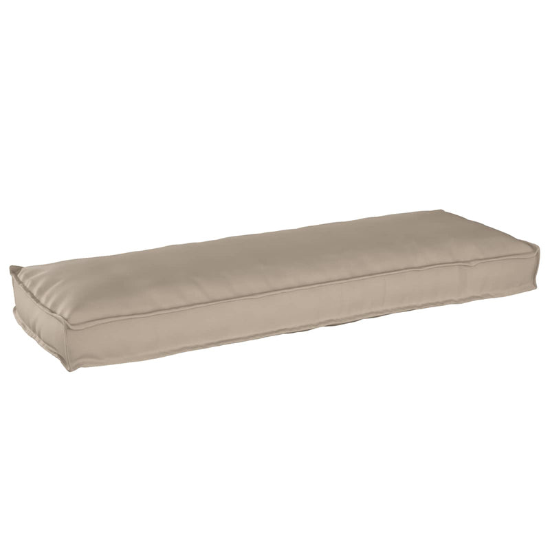 Load image into Gallery viewer, Vidaxl kussen taupe 120 x 40 x 8 cm oxford stof
