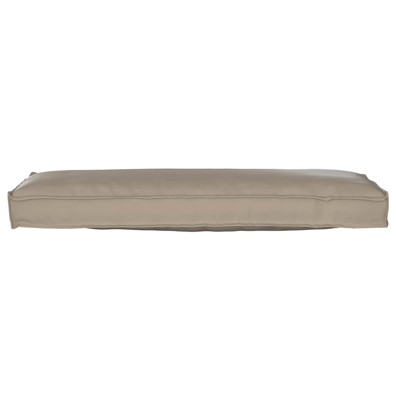 Load image into Gallery viewer, Vidaxl kussen taupe 120 x 40 x 8 cm oxford stof
