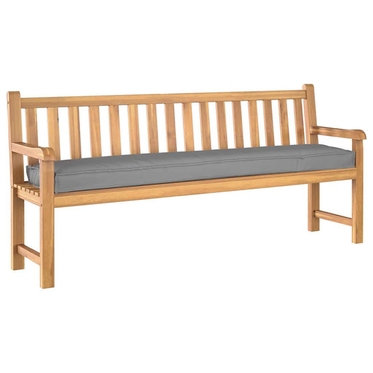 Vidaxl palet kussen grijs 180 x 40 x 8 cm oxford stof