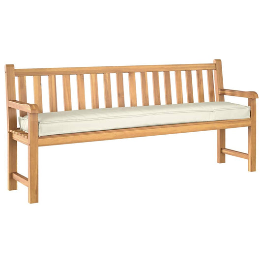 Vidaxl palet kussen crème 200 x 40 x 8 cm oxford stof