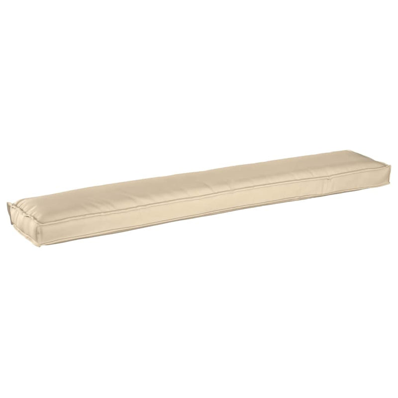 Load image into Gallery viewer, Vidaxl palet kussen beige 200 x 40 x 8 cm oxford stof
