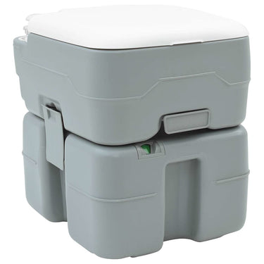 Vidaxl camping toilet grijs 41,5 x 36,5 x 42 cm