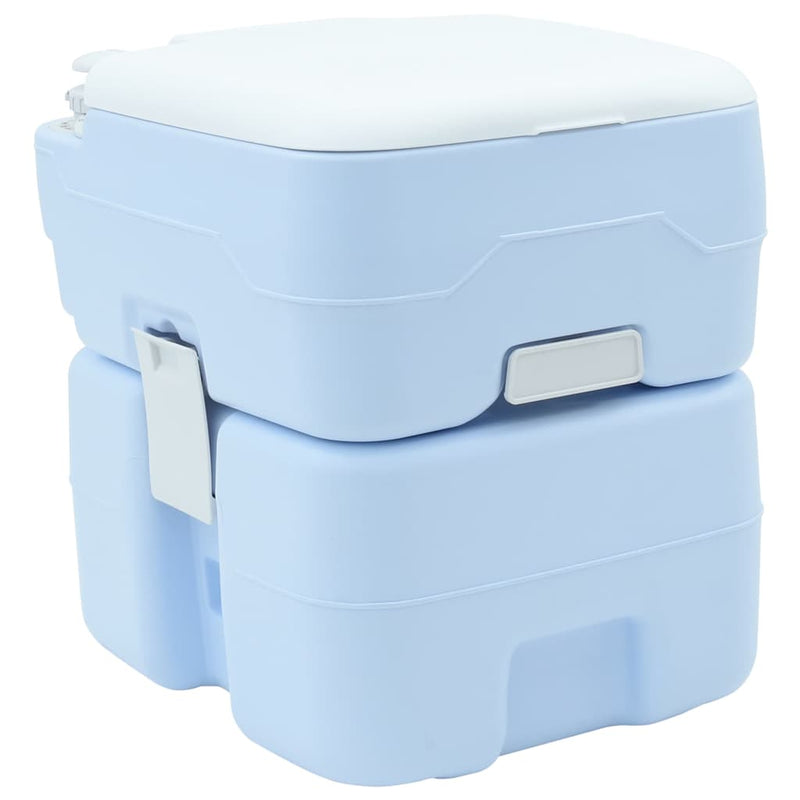 Load image into Gallery viewer, Vidaxl camping toilet blauw 41,5 x 36,5 x 42 cm
