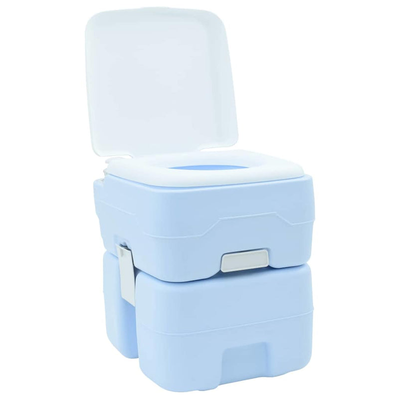 Load image into Gallery viewer, Vidaxl camping toilet blauw 41,5 x 36,5 x 42 cm

