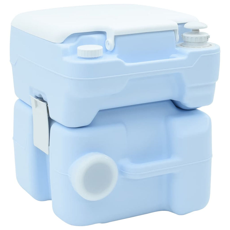 Load image into Gallery viewer, Vidaxl camping toilet blauw 41,5 x 36,5 x 42 cm
