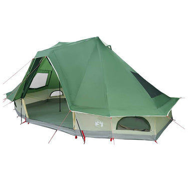 Vidaxl familie tipi tent tipi met dak groen 466 x 310 x 240 cm