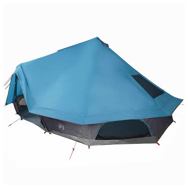 Vidaxl familie tipi tent tipi met dak blauw 680 x 430 x 270 cm