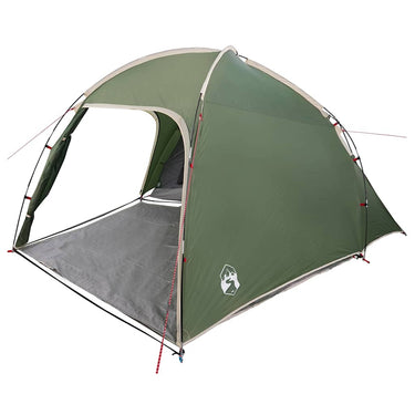 Vidaxl tent huisje groen 370 x 230 x 185 cm polyester en glasvezel