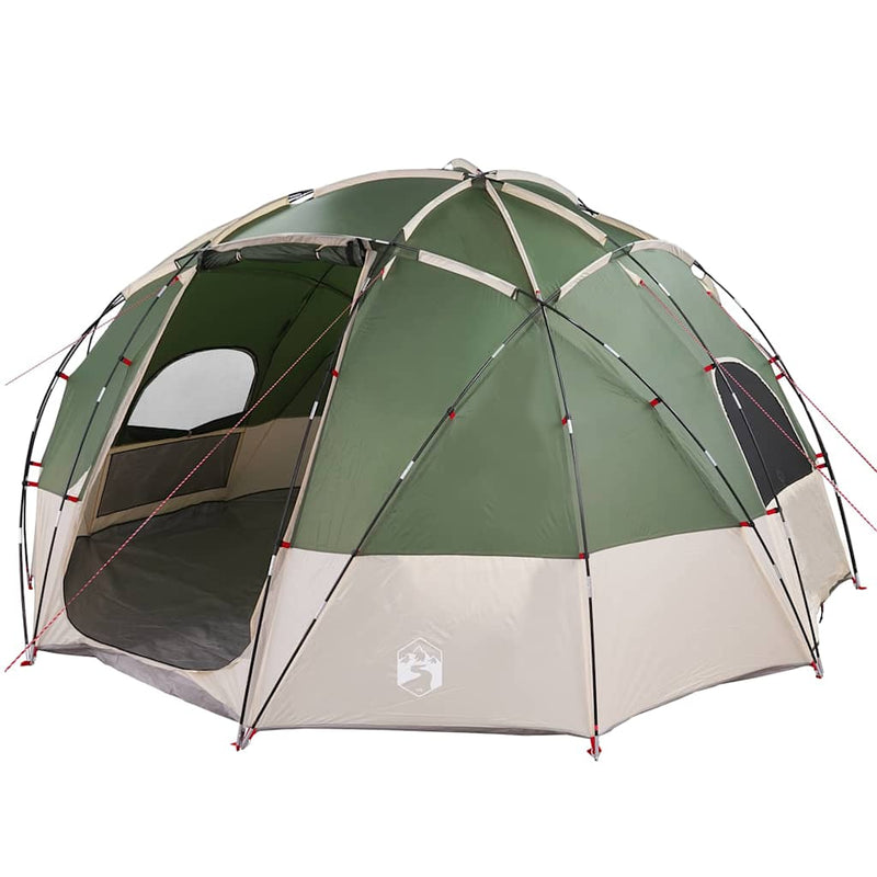 Load image into Gallery viewer, Vidaxl camping tent met dak groen 475 x 475 x 235 cm polyester
