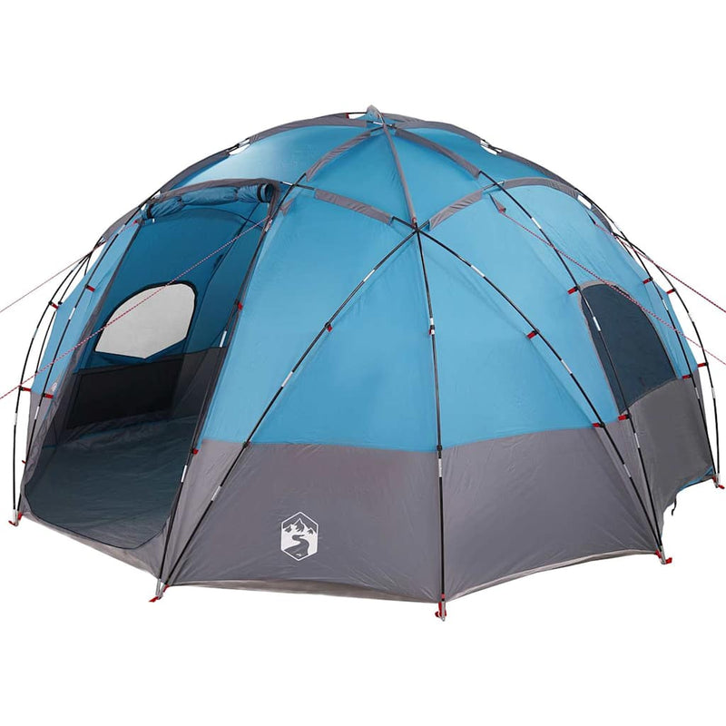 Load image into Gallery viewer, Vidaxl camping tent met dak blauw 475 x 475 x 235 cm polyester
