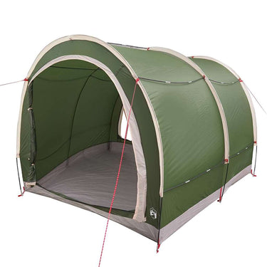 Vidaxl fietstent met dak met opslag groen 256 x 222 x 182 cm