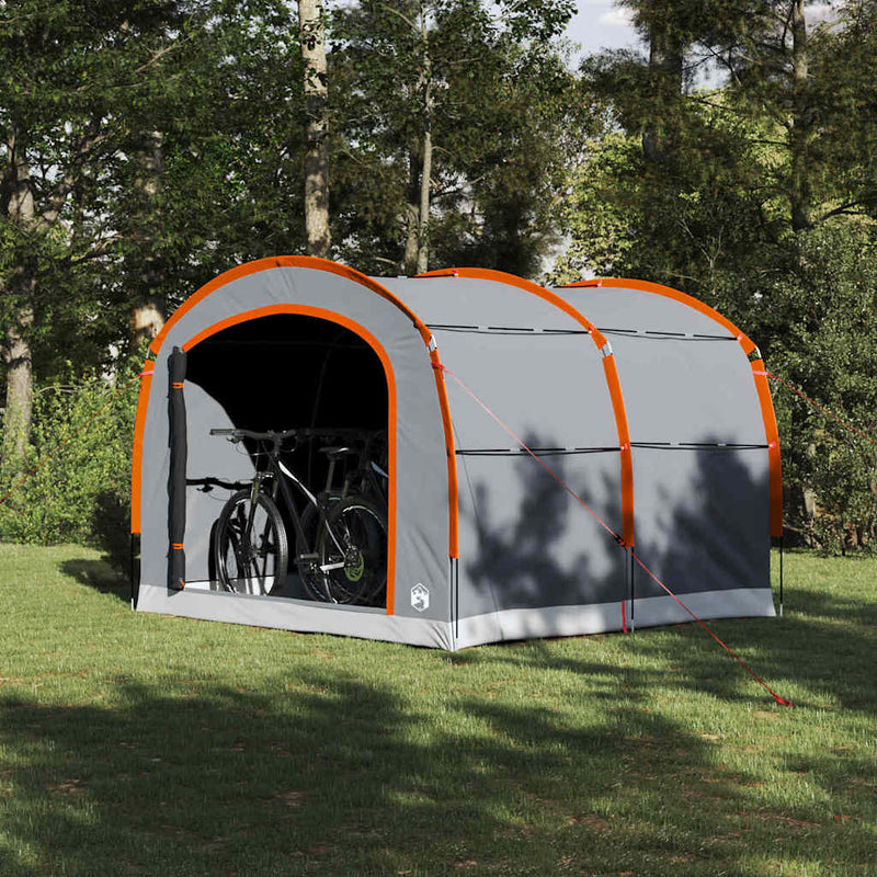 Load image into Gallery viewer, Vidaxl tent met dak grijs en oranje 268 x 240 x 191 cm polyester
