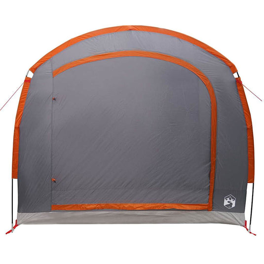 Vidaxl tent met dak grijs en oranje 268 x 240 x 191 cm polyester